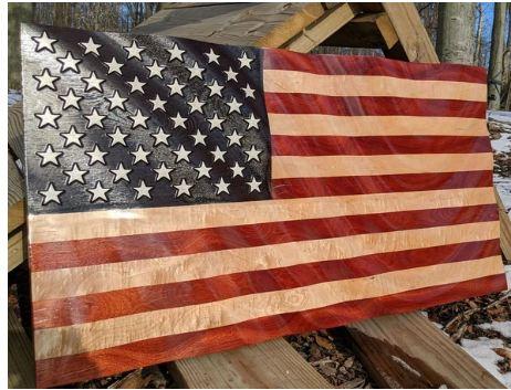 Connect with Best Wooden American Flag Company and Feel