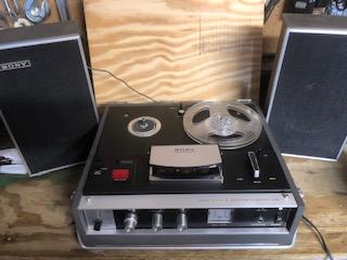 Sony reel to reel tape player