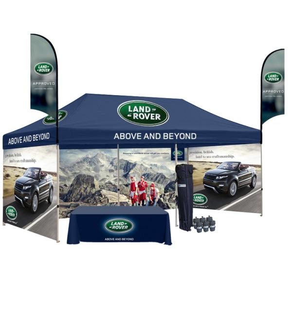 Custom Printed 10x20 Canopy Tent With Graphics Print |