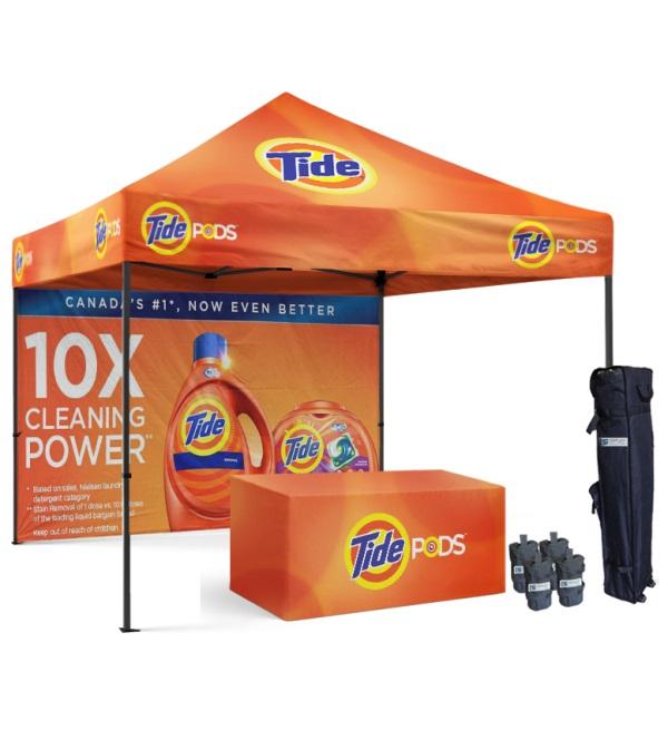 Custom Printed Pop Up Canopy Tent With Roof & Walls