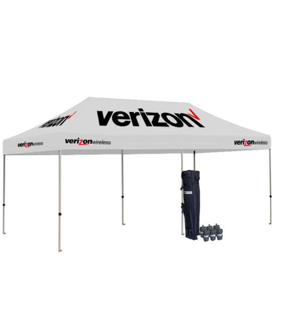Tent Depot: 10x20 Canopy Tent With Custom Printed Graphics |