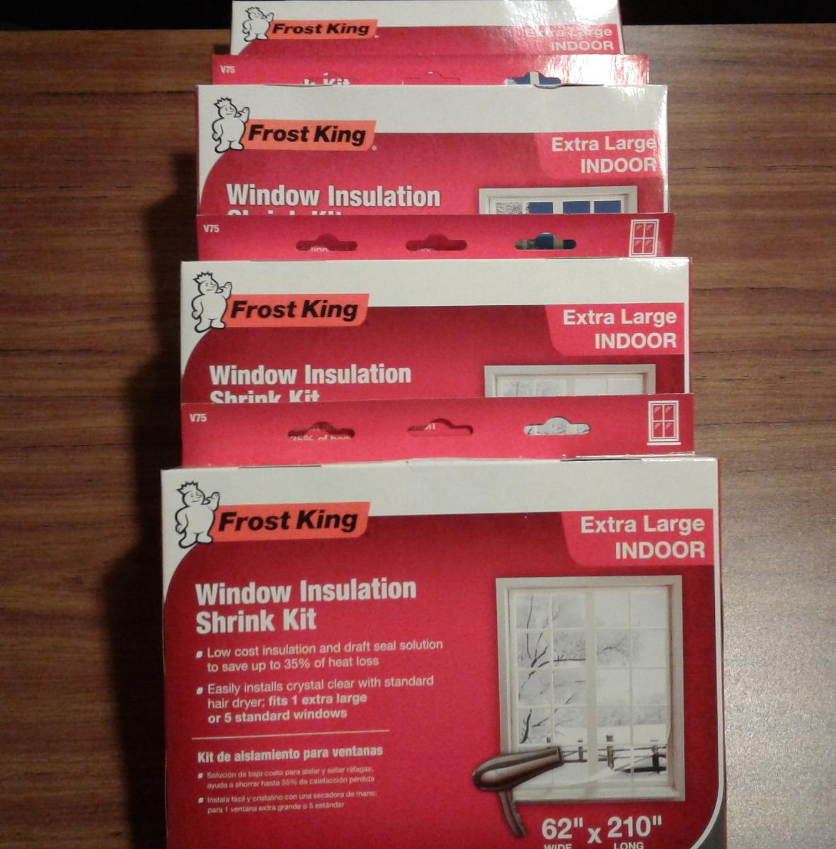 FROST KING XLG WINDOW INSULATION SHRINK KIT-4