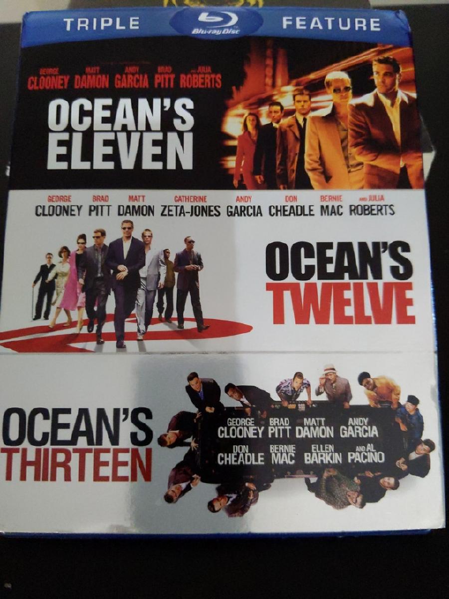 Ocean's Eleven / Twelve / Thirteen triple feature Blu-ray