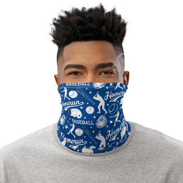 Shop for Blue Baseball Face Mask Neck Gaiter