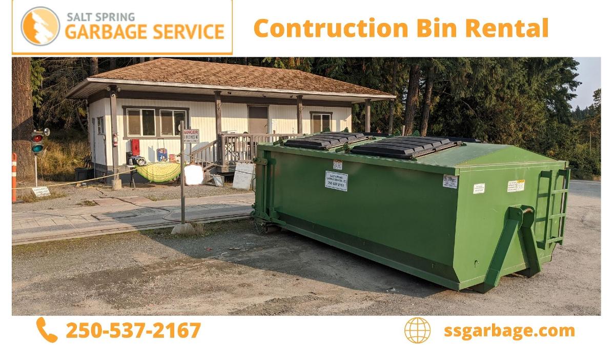 Bin Rental Service in Salt Spring | SS Garbage