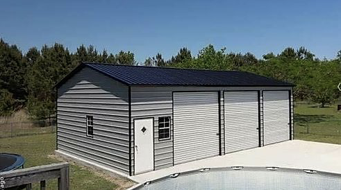 24 x 41 Vertical Roof Garage