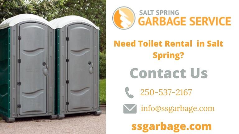 Mobile Toilet Rental Services in Salt Spring | SS Garbage
