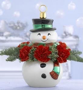  snowman ornament by FTD