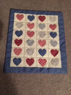 DOLL HEARTS QUILT