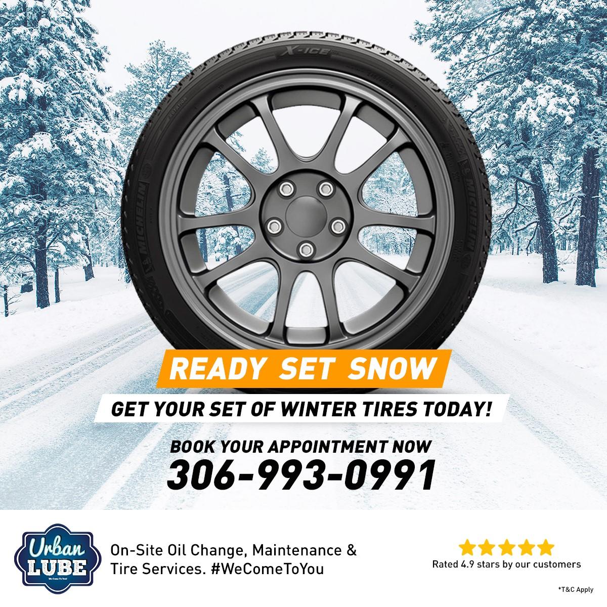 Get Your Set Of Winter Tires Today!