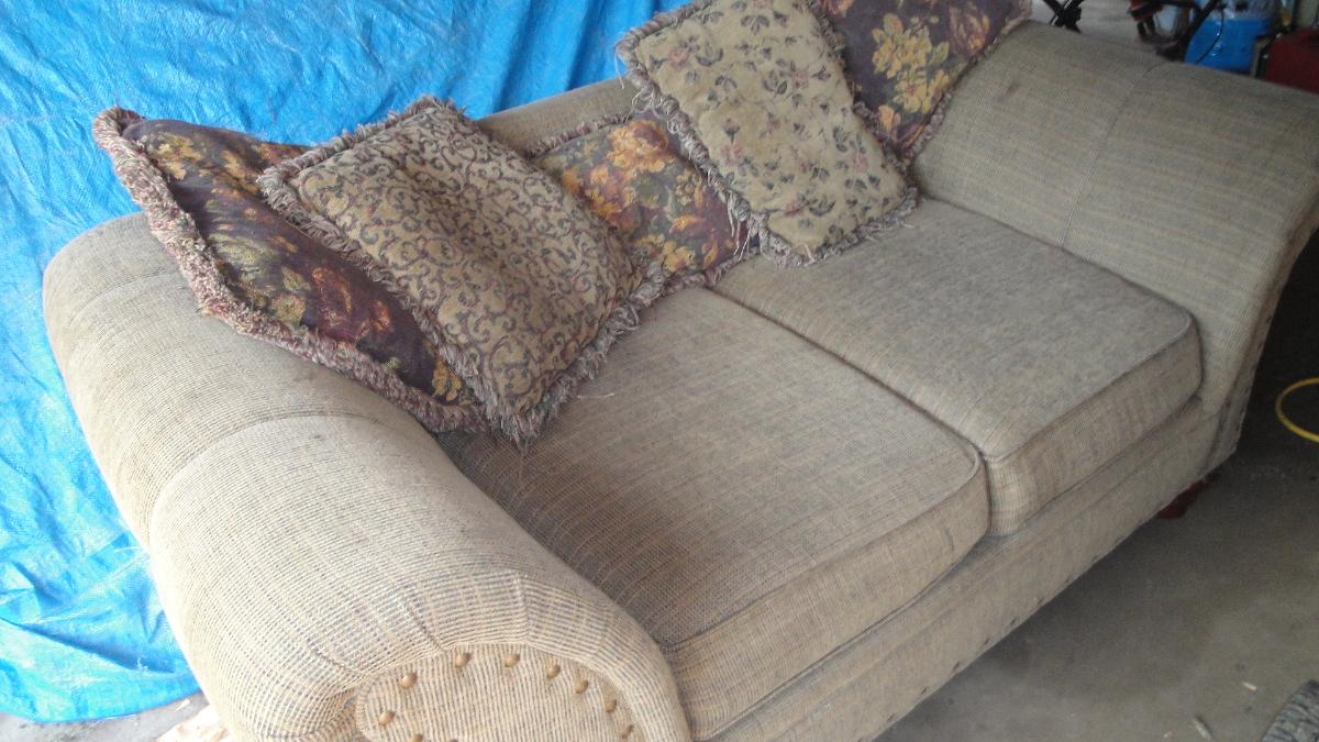 Large Living Room Couch and Love Seat