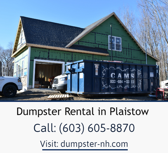 Looking for Dumpster Rental Services in Plaistow NH?