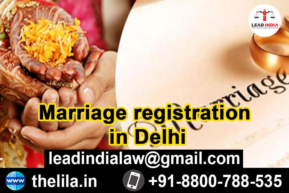Marriage registration in Delhi