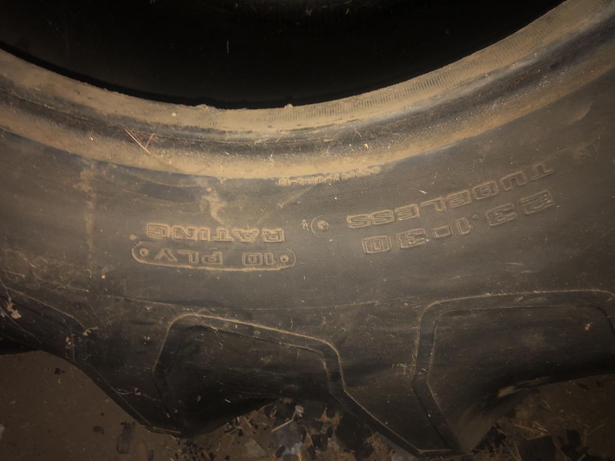Rear tractor tire