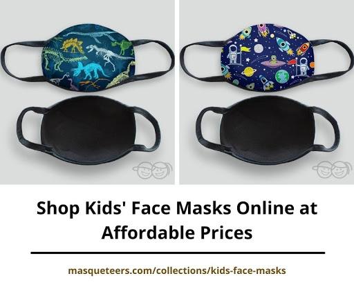 Shop Kids' Face Masks Online at Affordable Prices
