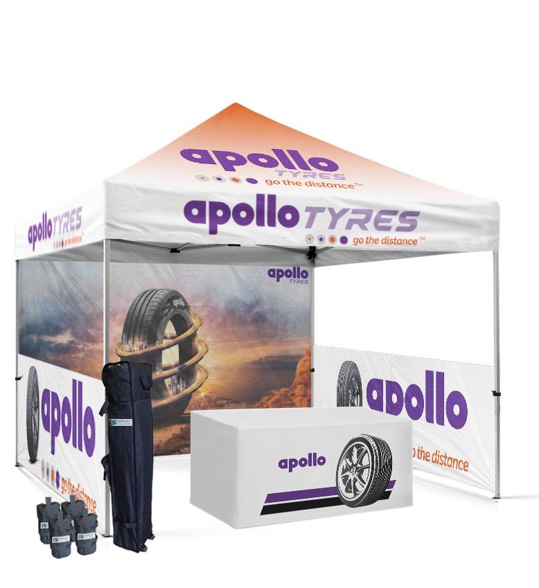 10x10 Custom Printed Pop Up Canopy With Graphics Print