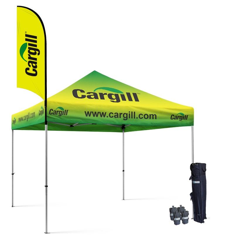 10x10 Pop Up Canopy With Attractive Graphic Design | Canada