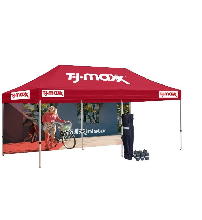 10x20 Canopy Tents With Full Color Graphics Print