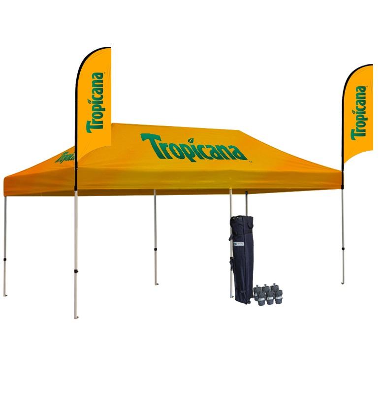 10x20 Custom Printed Canopy Tent With Logo & Design