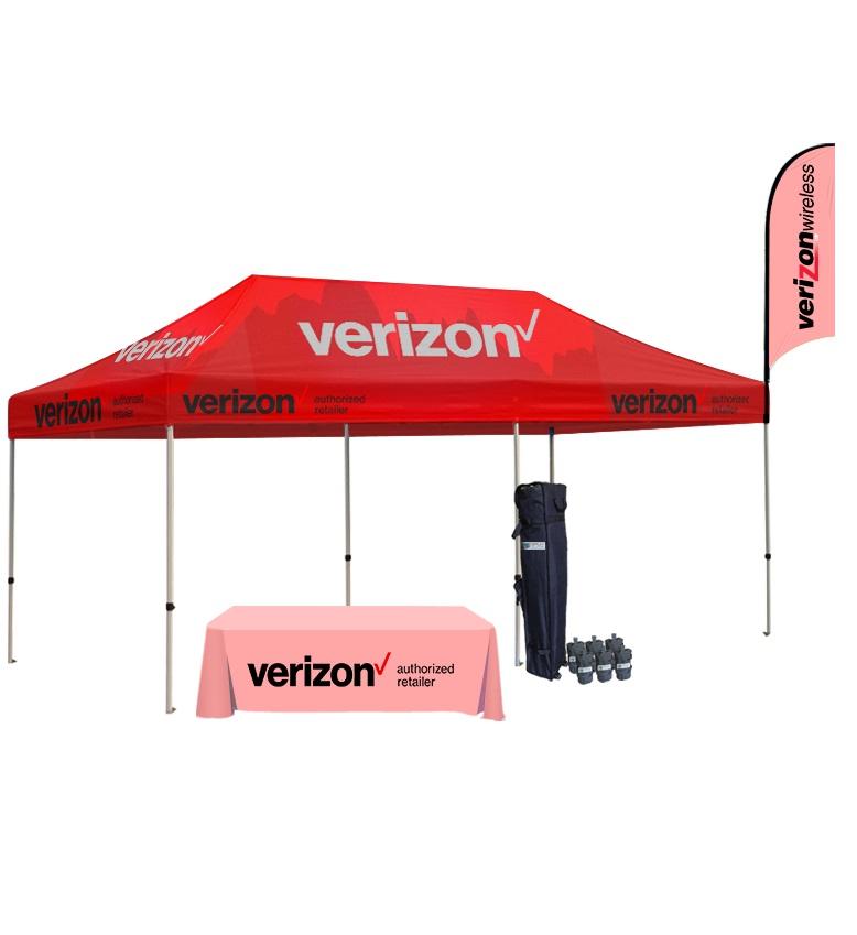 10x20 Custom Printed Canopy Tent With Roof & Walls | Canada