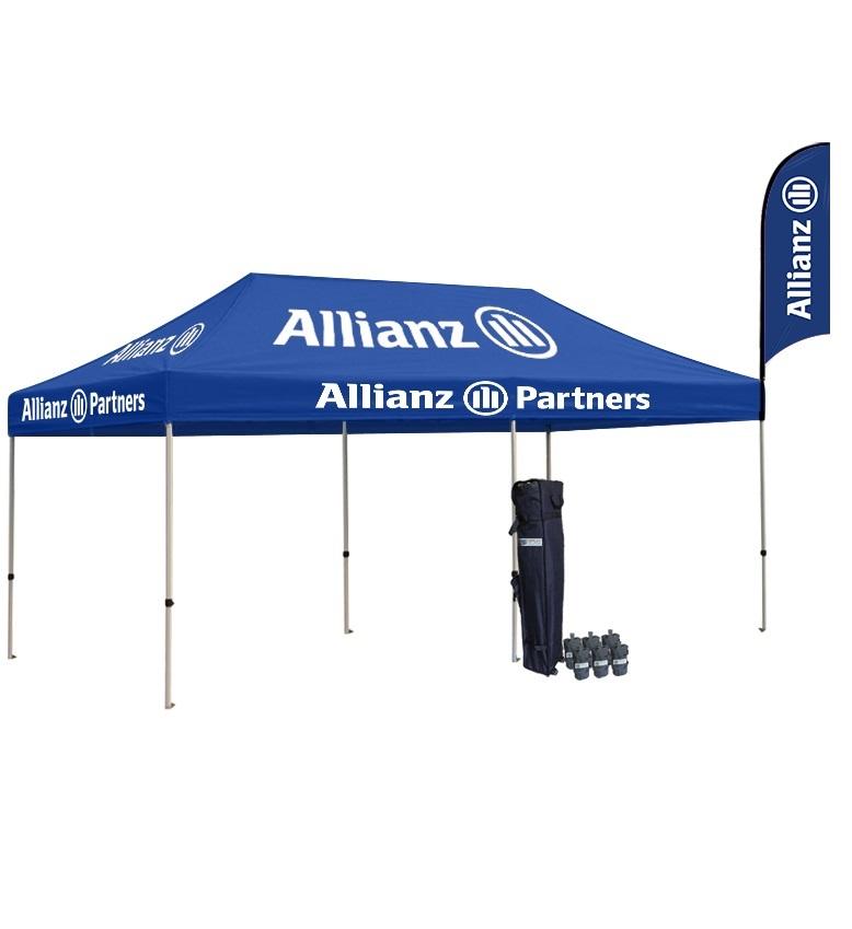 Advertising Canopy Tent With Custom Graphic
