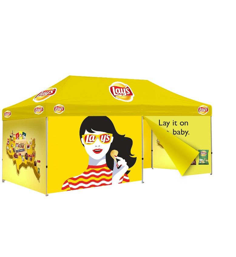 Buy Now ! High Quality Vendor Tents With Full Graphics Print