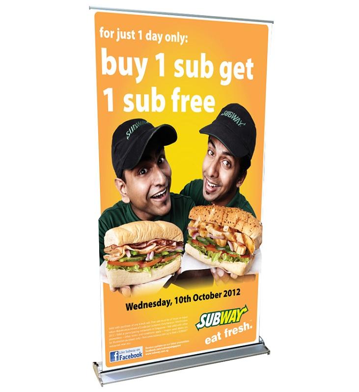 Buy Retractable pull up Banner Stand with Graphics, Order