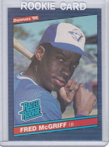 Fred McGriff  Donruss RC Rated Rookie #28