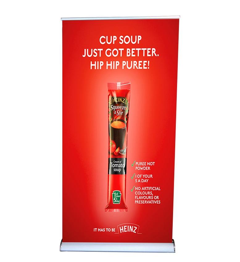 Roll Up Banner Stand Available In a Variety Of Sizes