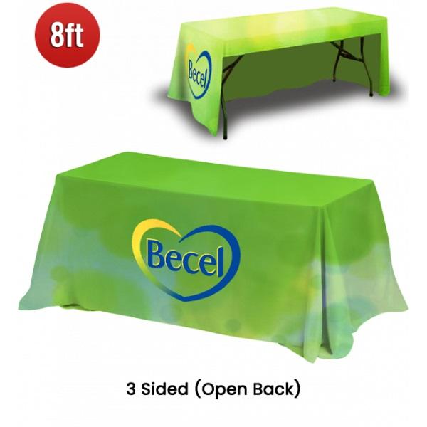 Trade Show Table Cover | Plain & Custom Printed Tablecloths