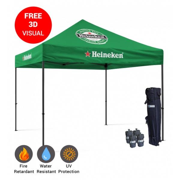 Your Logo Printed Canopy Tent Package | Printed Trade Show