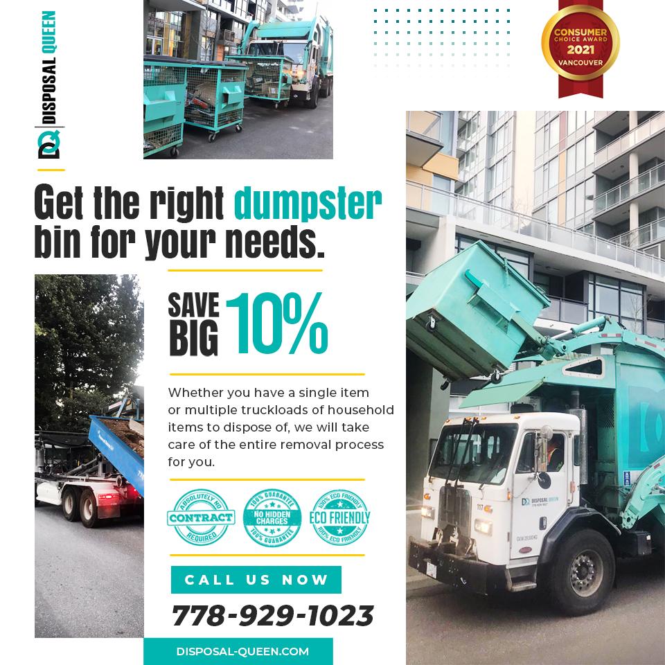 Affordable Dumpster Rental & Recycling Services Vancouver