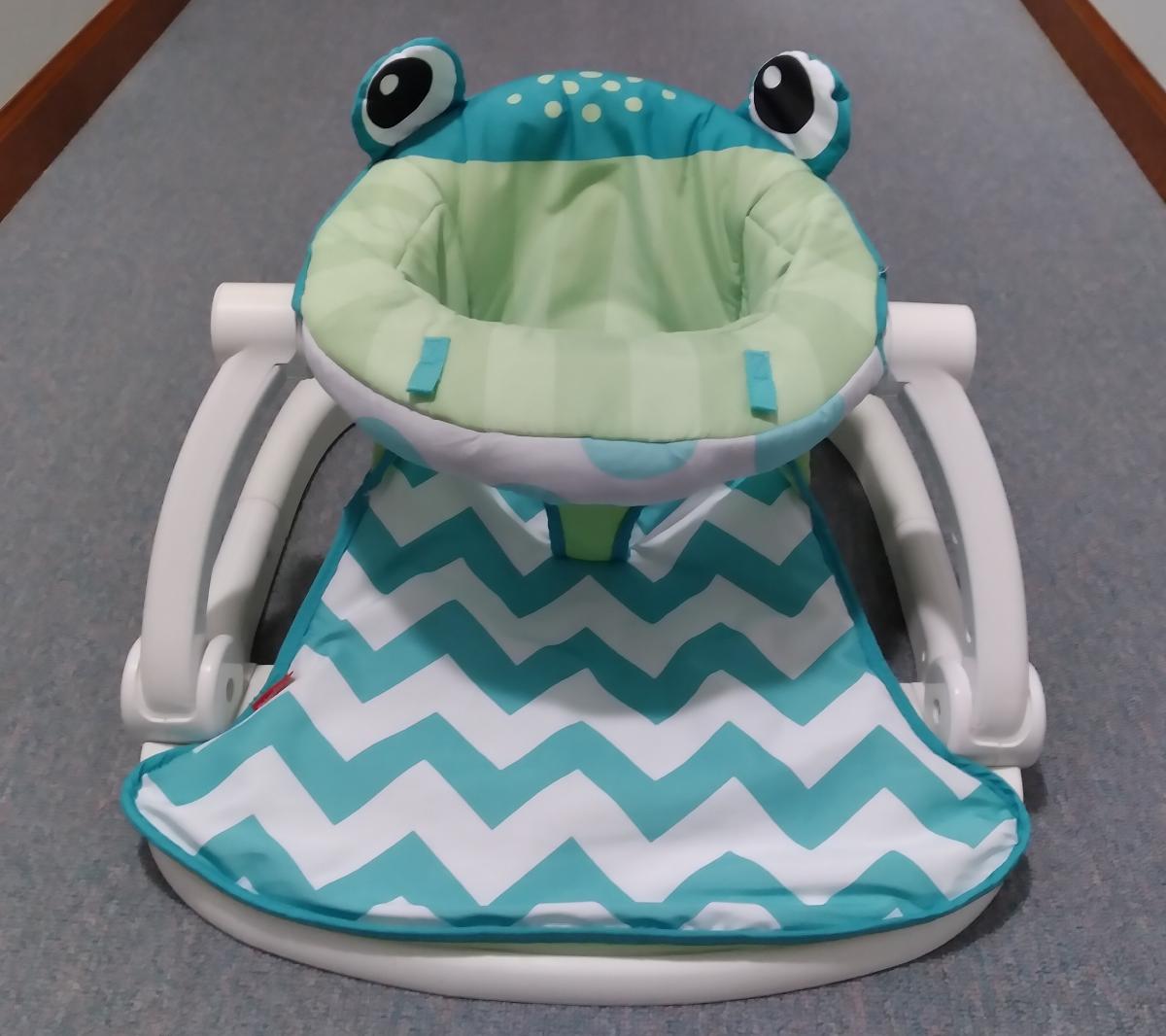 FISHER PRICE SIT-ME-UP FROG SEAT CHAIR