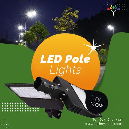 Order Now LED Pole Lights For Street Lighting