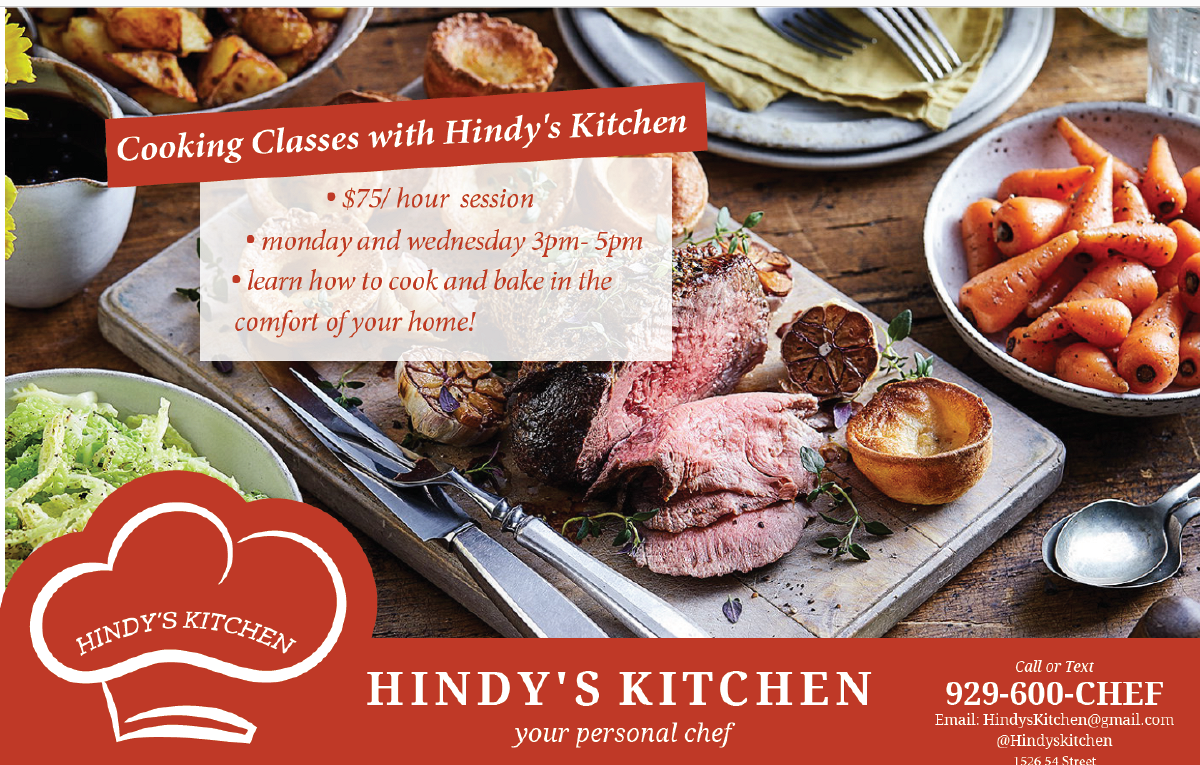 cooking classes with Hindys Kitchen