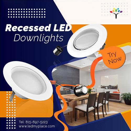 Buy Recessed LED Downlights for Living areas
