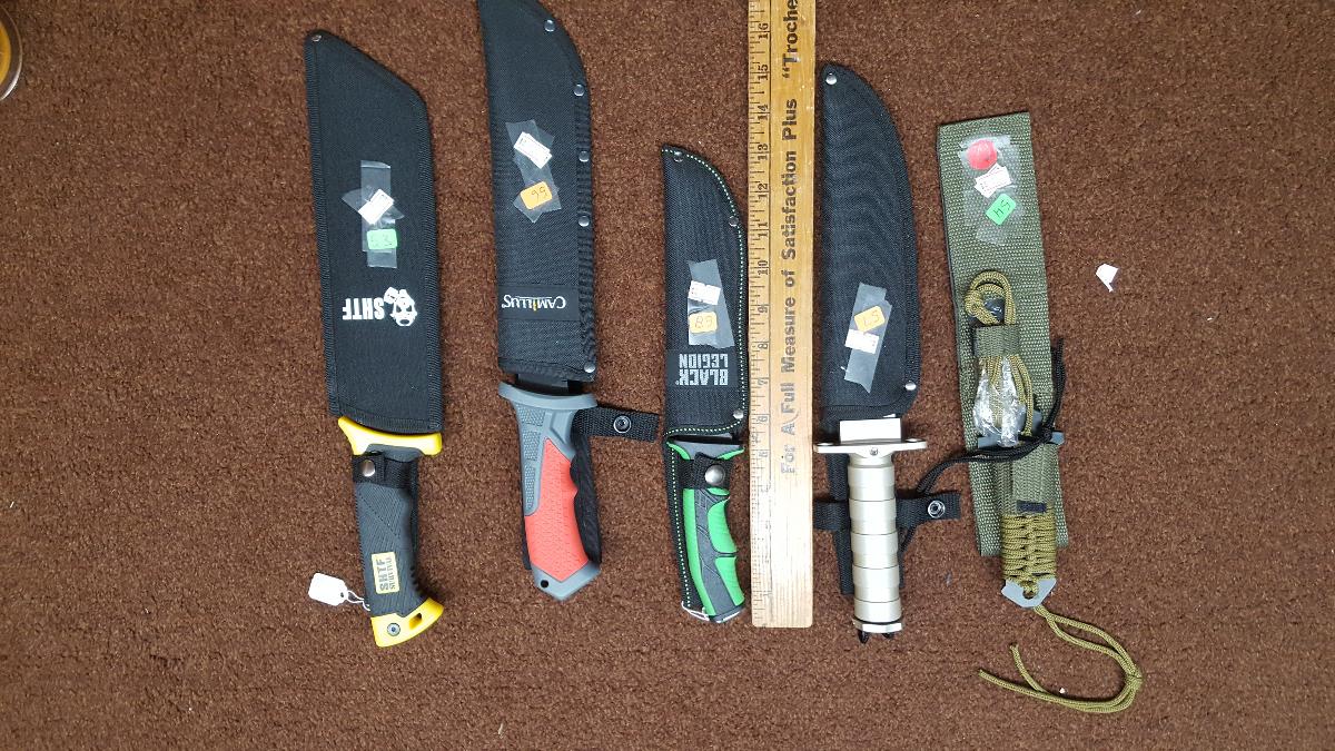 hunting daggers mixed $50 firm for all 5