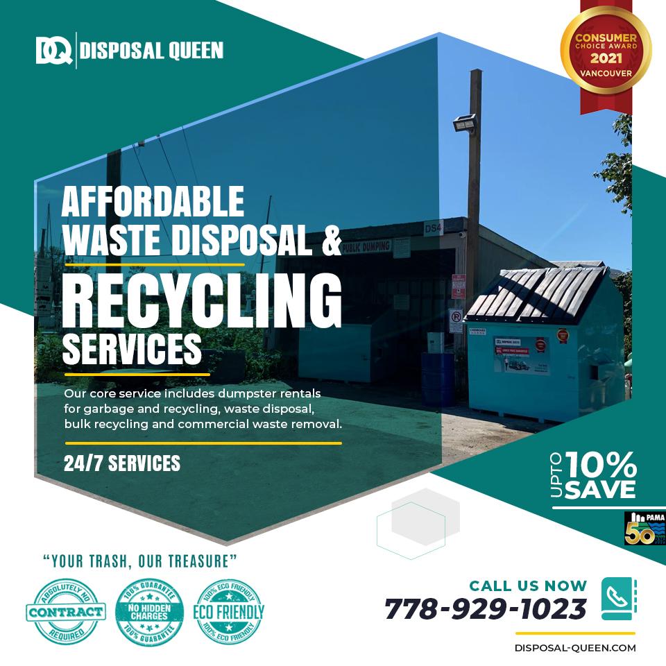 Affordable Eco Friendly Waste Disposal & Recycling Vancouver