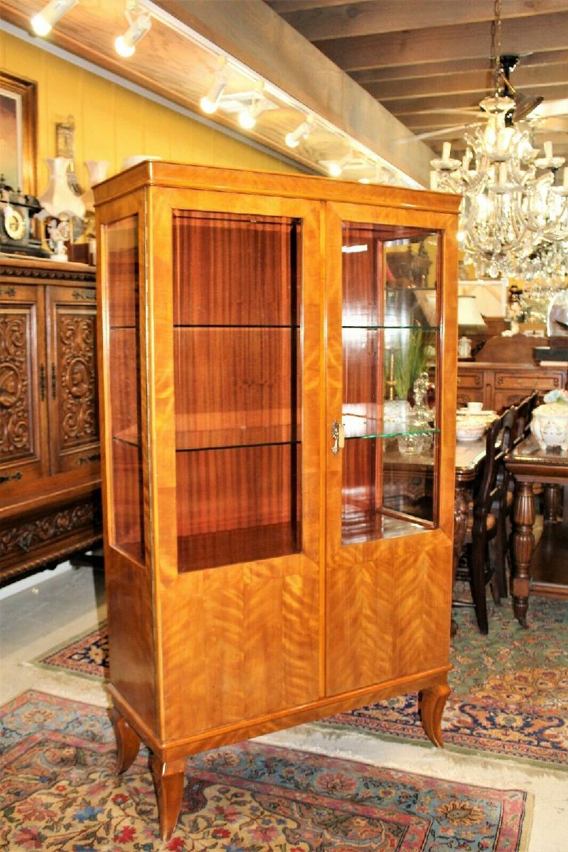 French Antique Display Cabinet