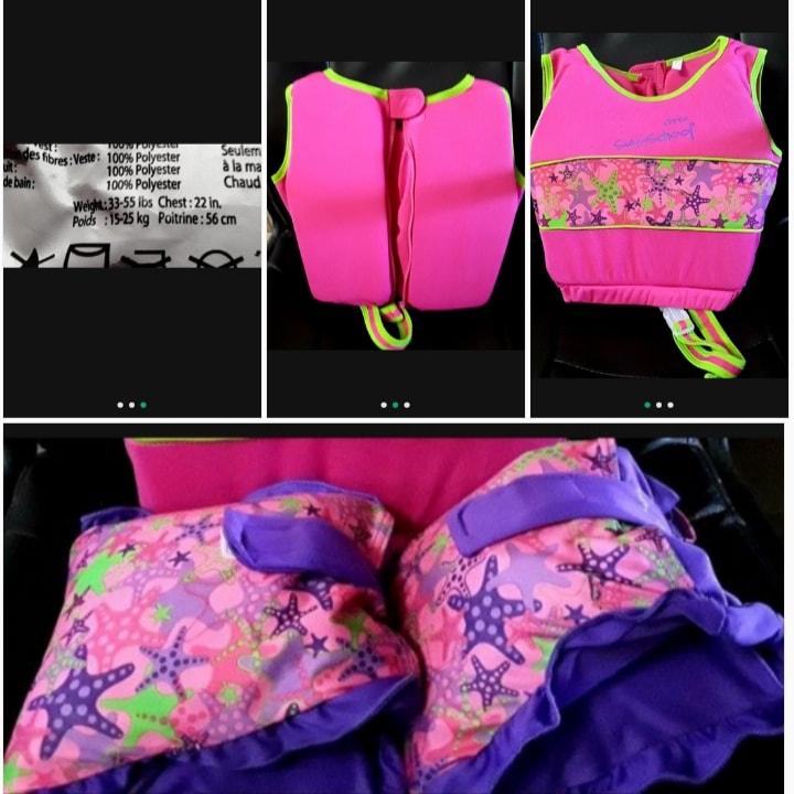 NEW CHILDREN VEST $10, FLOATS $5