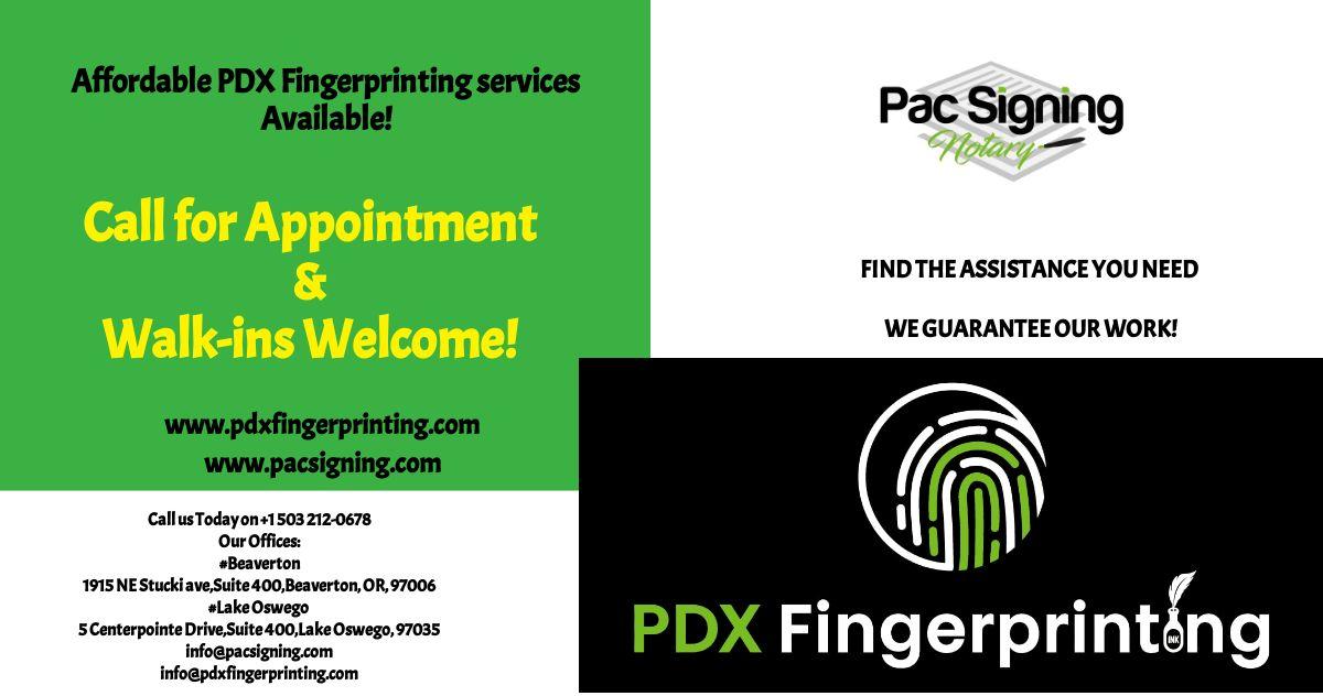 Ink Fingerprinting Services
