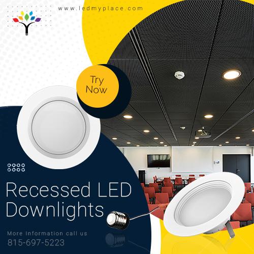 Shop Recessed LED Downlights to illuminate room/office light