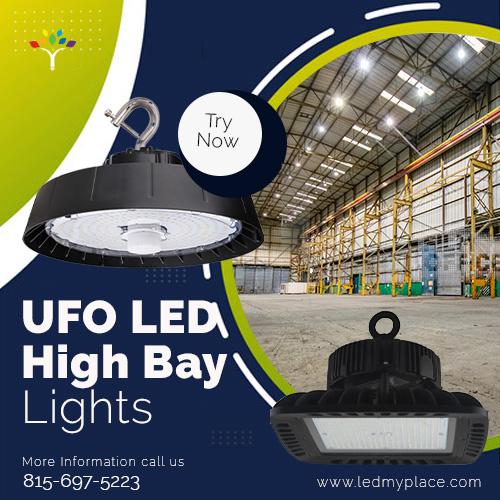 Shop UFO LED High Bay Lights for storage and warehouses