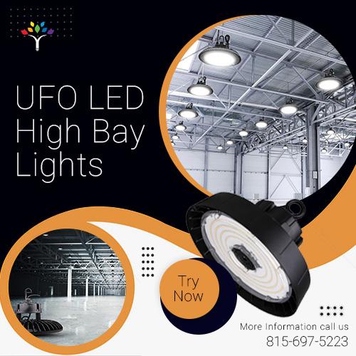 Use UFO LED High Bay Lights to reduce power consumption