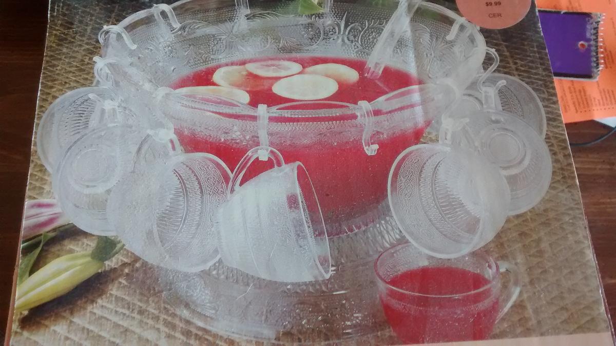 complete PARTAY PUNCH BOWL set