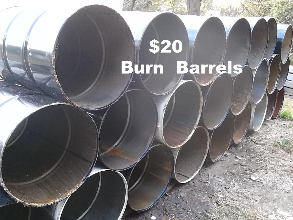 55 gallon BARRELS /Burn Barrels / Rain Barrels