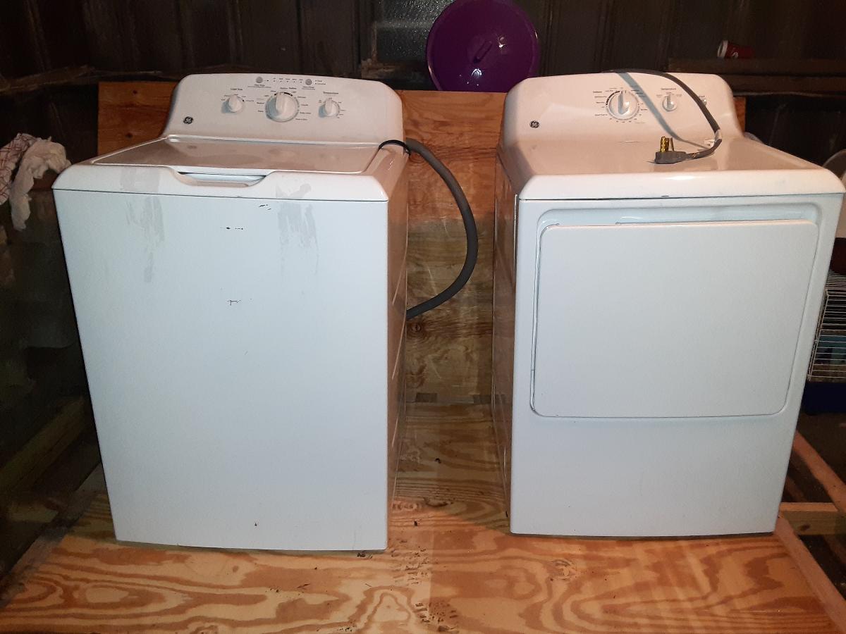 GE Washer and Dryer set for sale