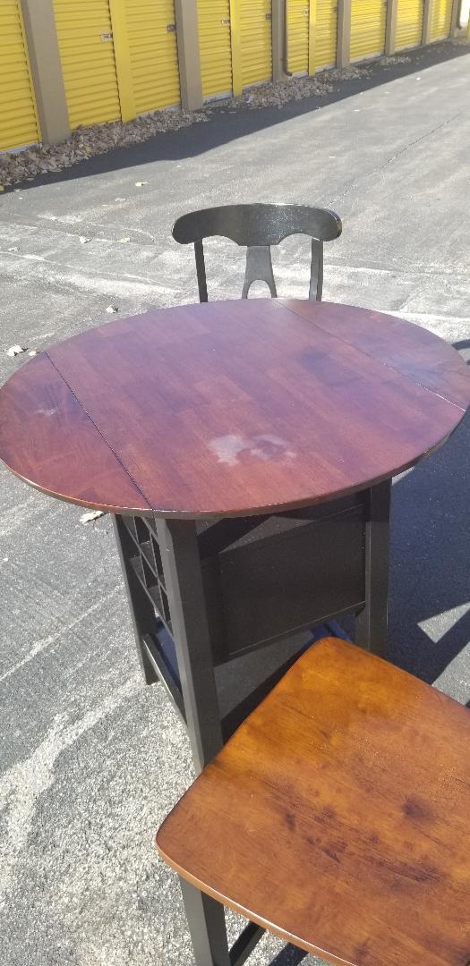 3 PC TABLE AND CHAIRS