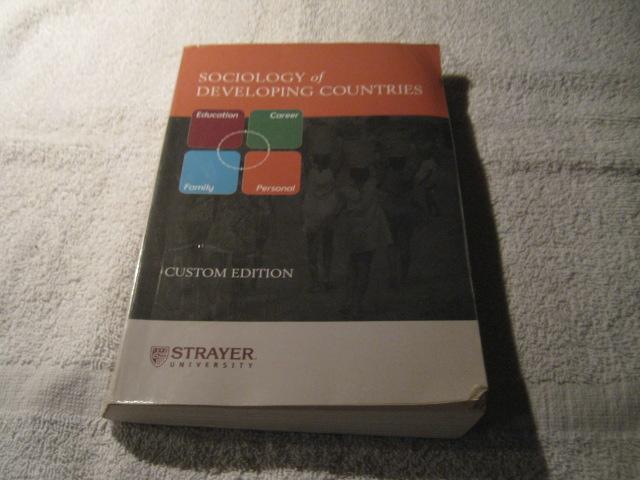SOCIOLOGY of DEVELOPING COUNTRIES – CUSTOM EDITION
