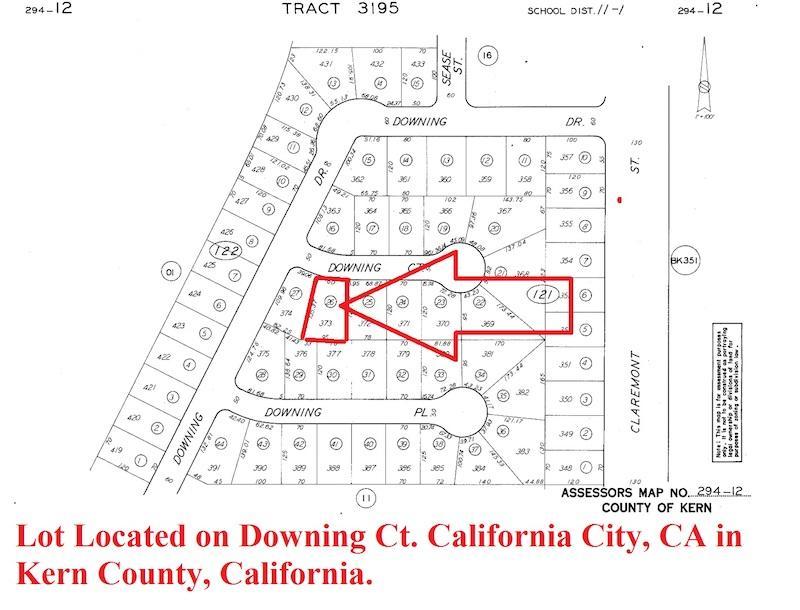 LOT IN CALIFORNIA CITY, LOCATED ON DOWNING CT, KERN COUNTY,